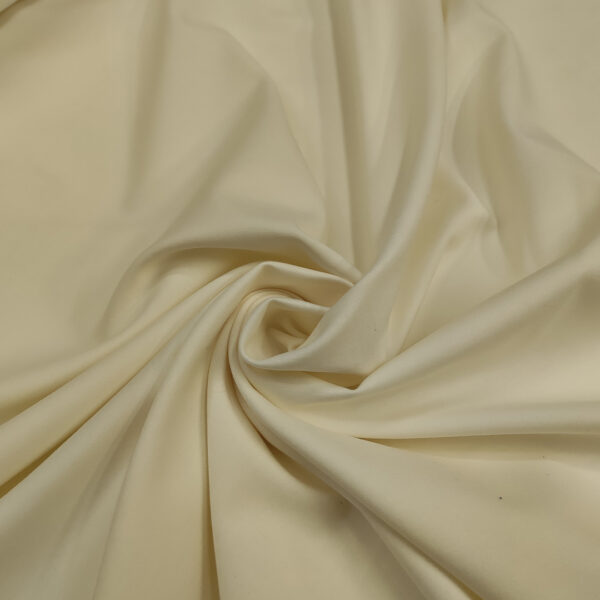 Tessuto Punto Milano tinta unita bianco seta