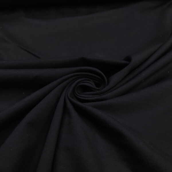 Tessuto Punto Milano tinta unita blu notte