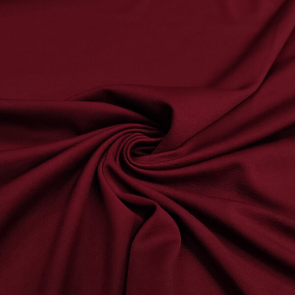 Tessuto Punto Milano tinta unita bordeaux