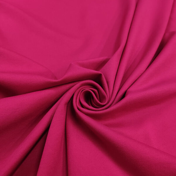 Tessuto Punto Milano tinta unita fucsia