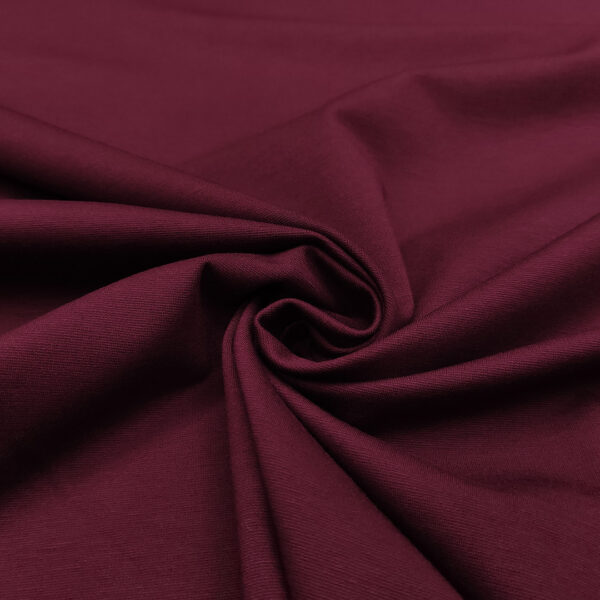 Tessuto Punto Milano tinta unita vinaccio