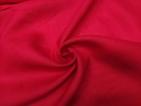Tessuto Puro Lino in tinta unita berry