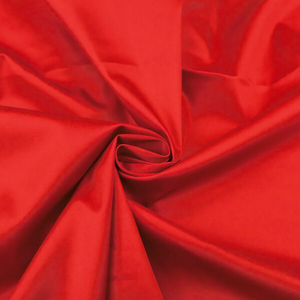 Tessuto Rasatello di cotone in tinta unita rosso scuro