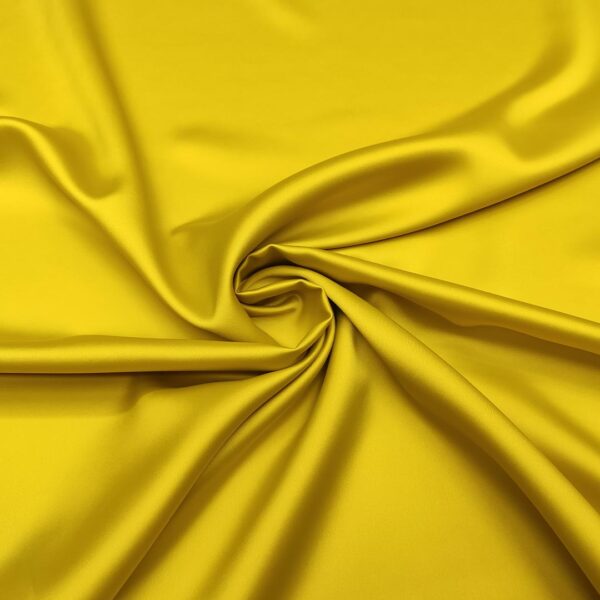 Tessuto Raso elasticizzato tinta unita cedro