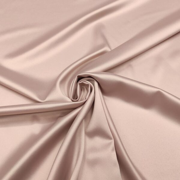 Tessuto Raso elasticizzato tinta unita rosa phard