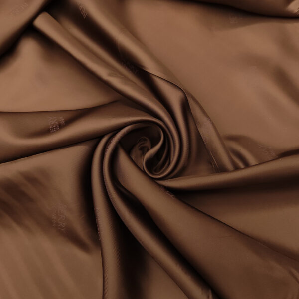 Tessuto saglia tinta unita marrone