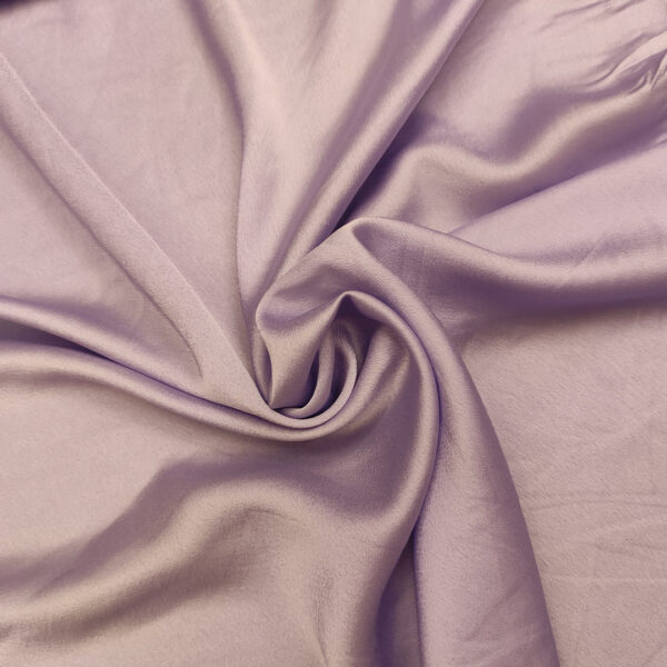 Tessuto Satin leggero elasticizzato tinta unita lavanda