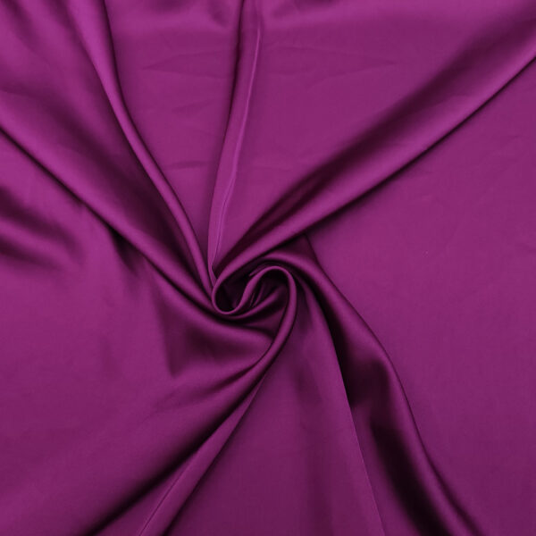 Tessuto Satin leggero elasticizzato tinta unita orchidea