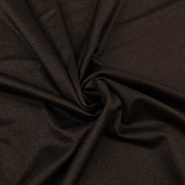 Tessuto Scuba Crepe lurex tinta unita nero