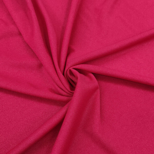 Tessuto Scuba Crepe lurex tinta unita fucsia