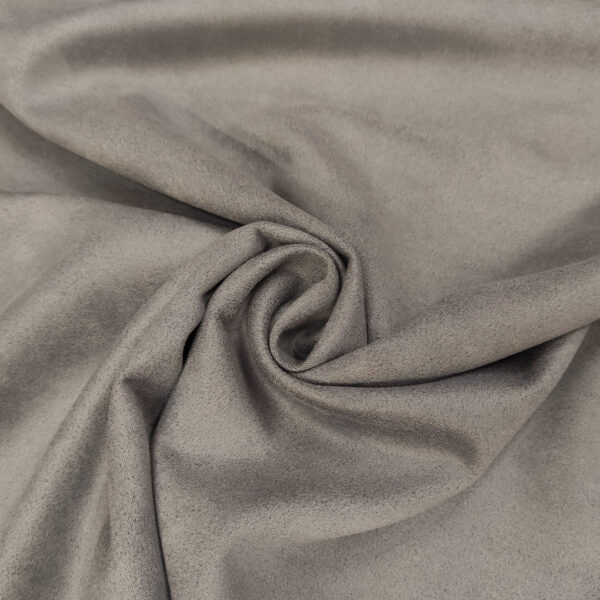 Tessuto simil dainetto tinta unita grigio chiaro