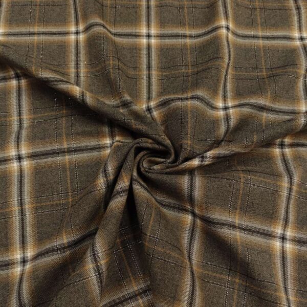 Tessuto Tartan beige - grigio