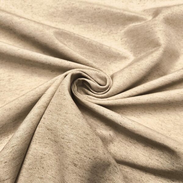 Tessuto Cotone per tovagliato tinto in filo tinta unita beige grezzo