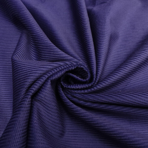 Tessuto velluto a coste tinta unita viola