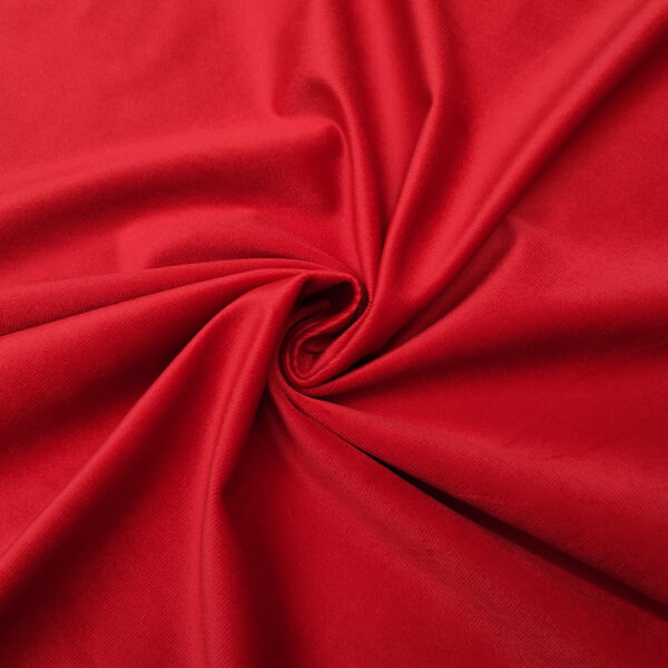 Tessuto velluto pannè rosso