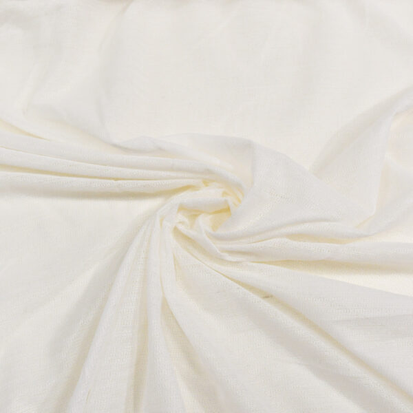 Tela termoadesiva in cotone bianco