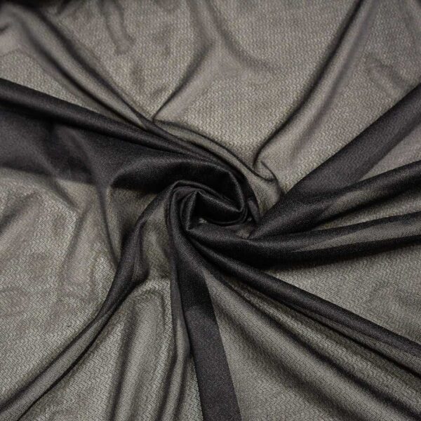 Tele termoadesiva in jersey nero