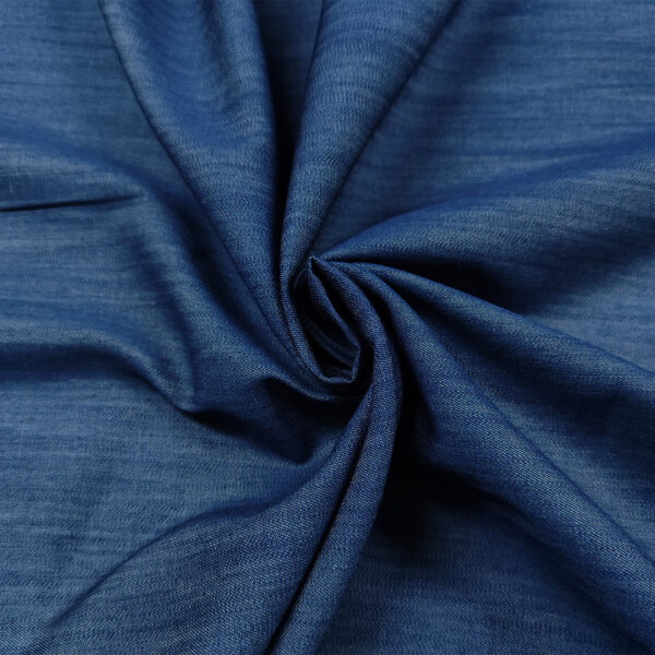 Tessuto Jeans Chambray tinta unita denim