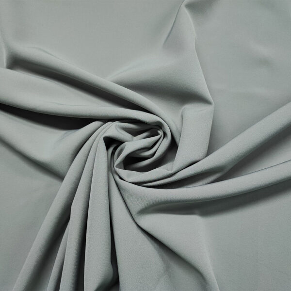 Tessuto Cady Elasticizzato tinta unita grigio chiaro