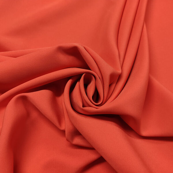 Tessuto Cady Elasticizzato tinta unita arancio