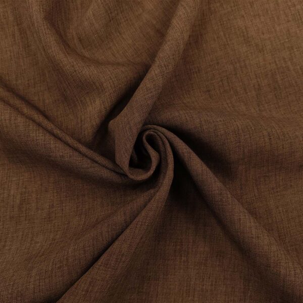 Tessuto Cady Elasticizzato effetto melange tinta unita marrone
