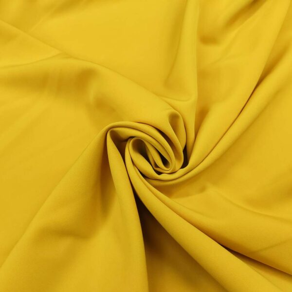 Tessuto Cady Elasticizzato tinta unita giallo