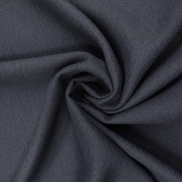 Tessuto Cady mano lana elasticizzato motivo diagonale tinta unita blu