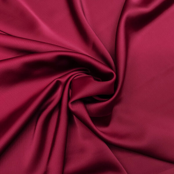 Tessuto Cady semilucido tinta unita borgogna