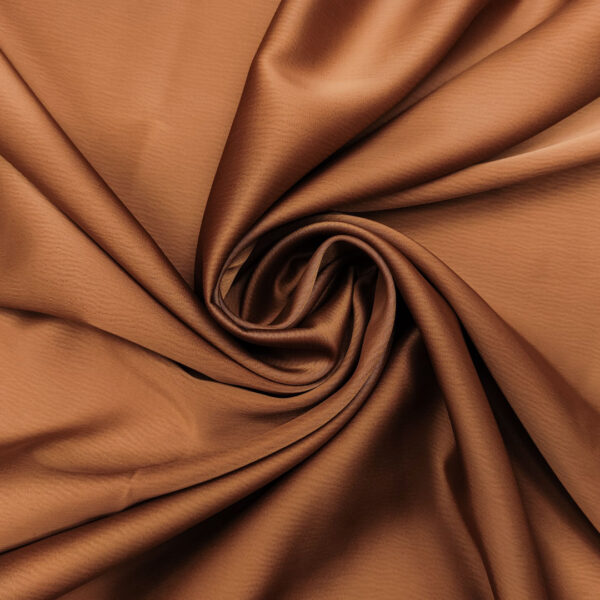 Tessuto Cady semilucido tinta unita cammello