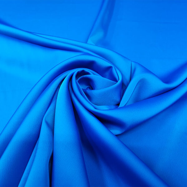 Tessuto Cady semilucido tinta unita azzurro