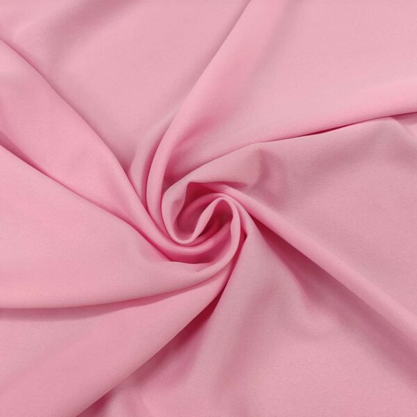 Tessuto Crepe Cady tinta unita rosa baby