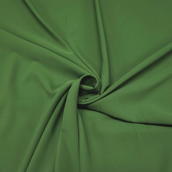 Tessuto Crepe De Chine tinta unita verde oliva