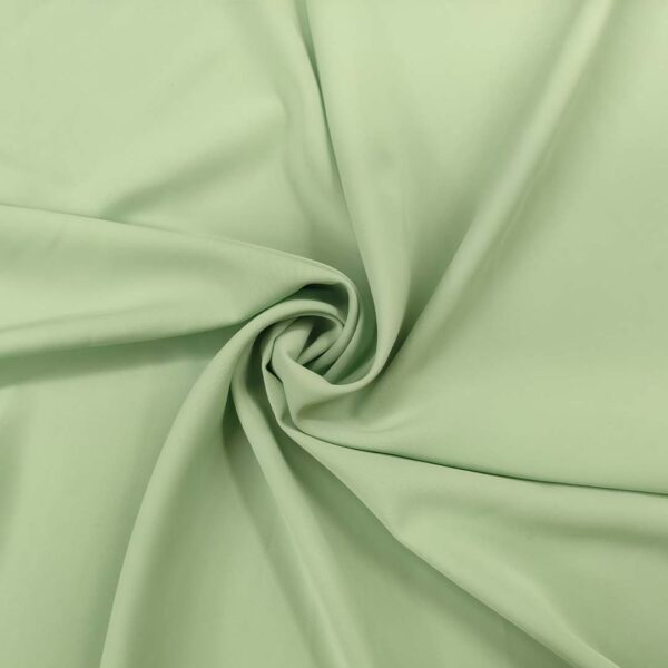 Tessuto Crepe De Chine elasticizzato tinta unita verdino