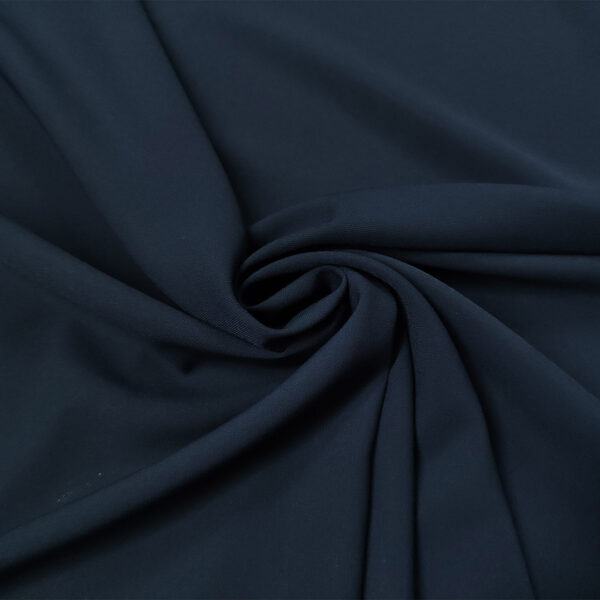 Tessuto Crepe morbido Elegance tinta unita blu notte