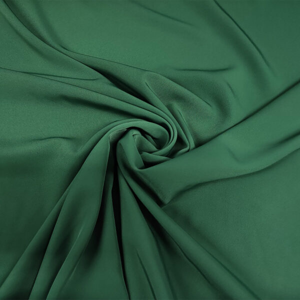 Tessuto Crepe morbido Elegance tinta unita eucalipto