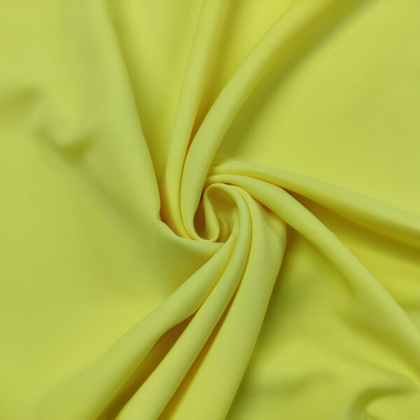 Tessuto Crepe morbido Elegance tinta unita giallo