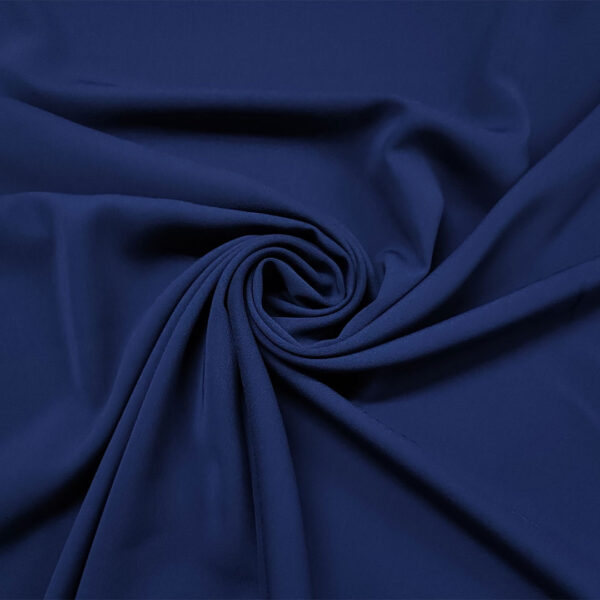 Tessuto Crepe morbido Elegance tinta unita indaco
