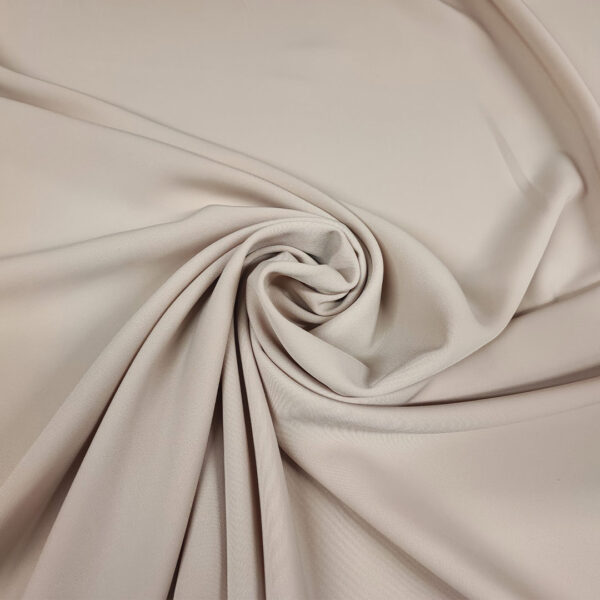 Tessuto Crepe morbido Elegance tinta unita vaniglia