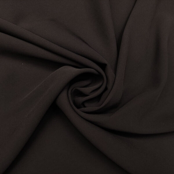 Tessuto Crepe Elite in tinta unita nero