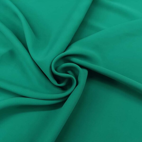 Tessuto Crepe morbido Elegance tinta unita smeraldo
