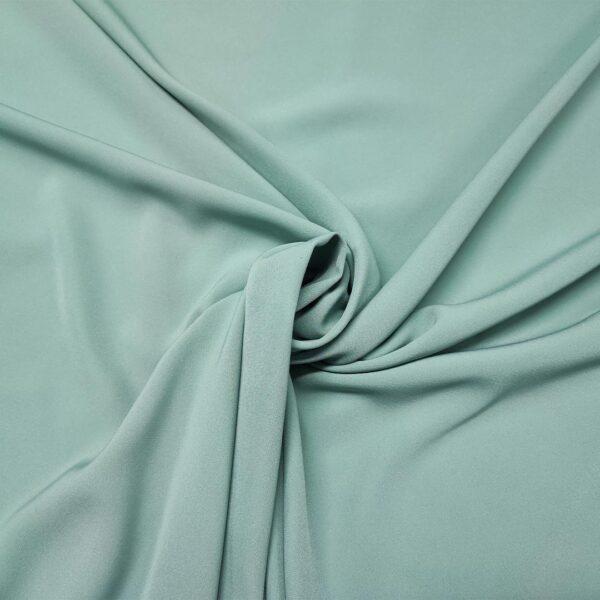 Tessuto Crepe morbido Elegance tinta verde salvia
