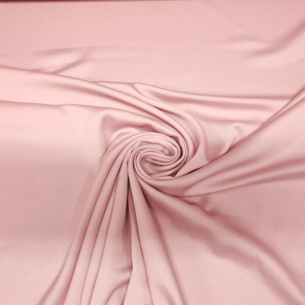 Tessuto Crepe tinta unita rosa cipria