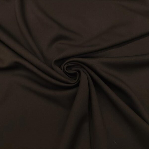Tessuto Doppio Punto Milano tinta unita nero