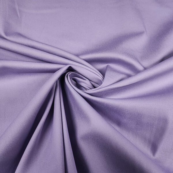Tessuto Gabardine di cotone tinta unita lilla