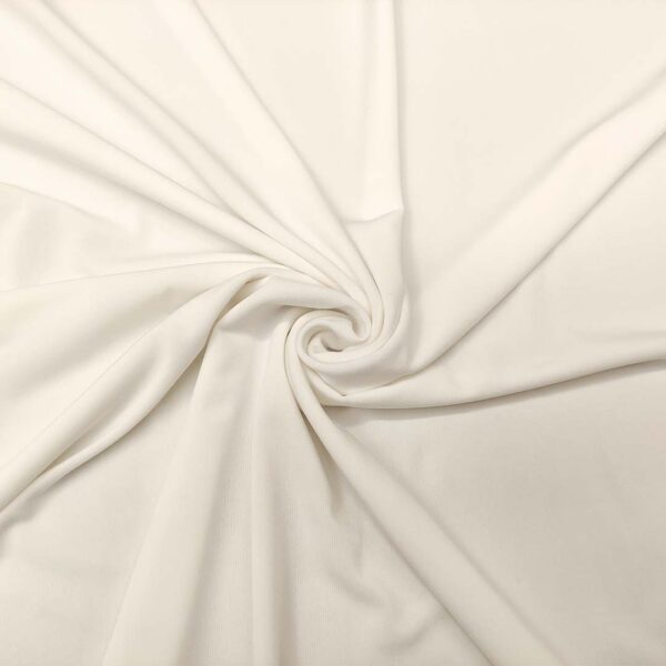 Tessuto Jersey tinta unita bianco