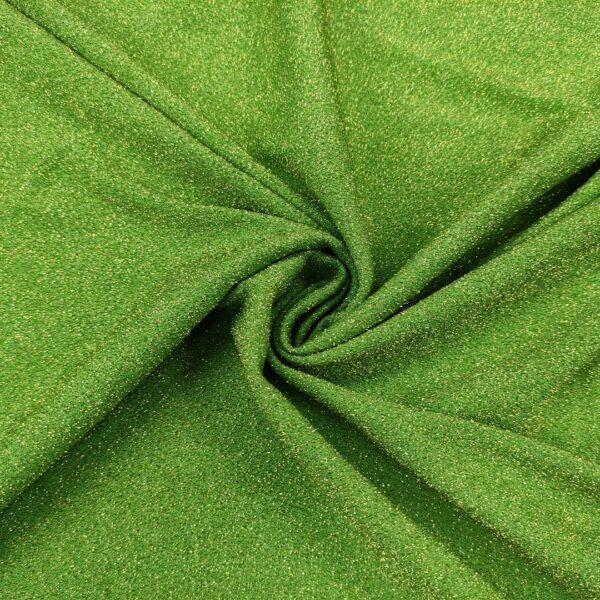 Tessuto Jersey glitter tinta unita mela