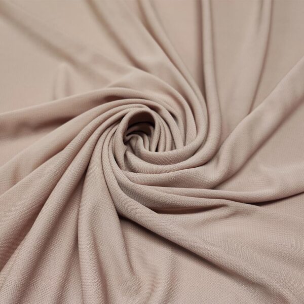 Tessuto Jersey leggero in tinta unita beige