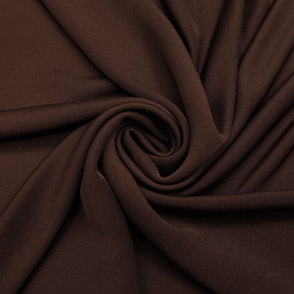 Tessuto Jersey tinta unita marrone