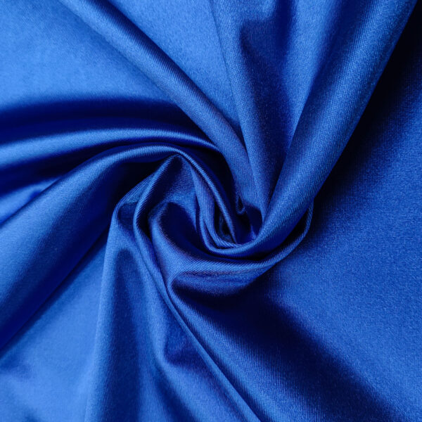 Tessuto Jersey lucido tinta unita blu elettrico