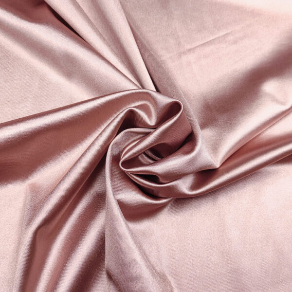 Tessuto Jersey lucido tinta unita rosa antico